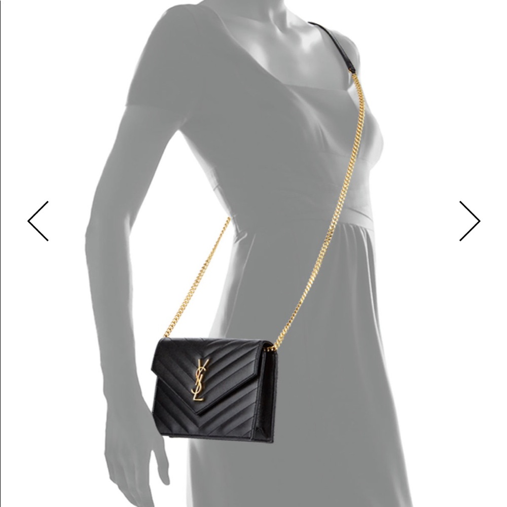 Ysl wallet on a chain